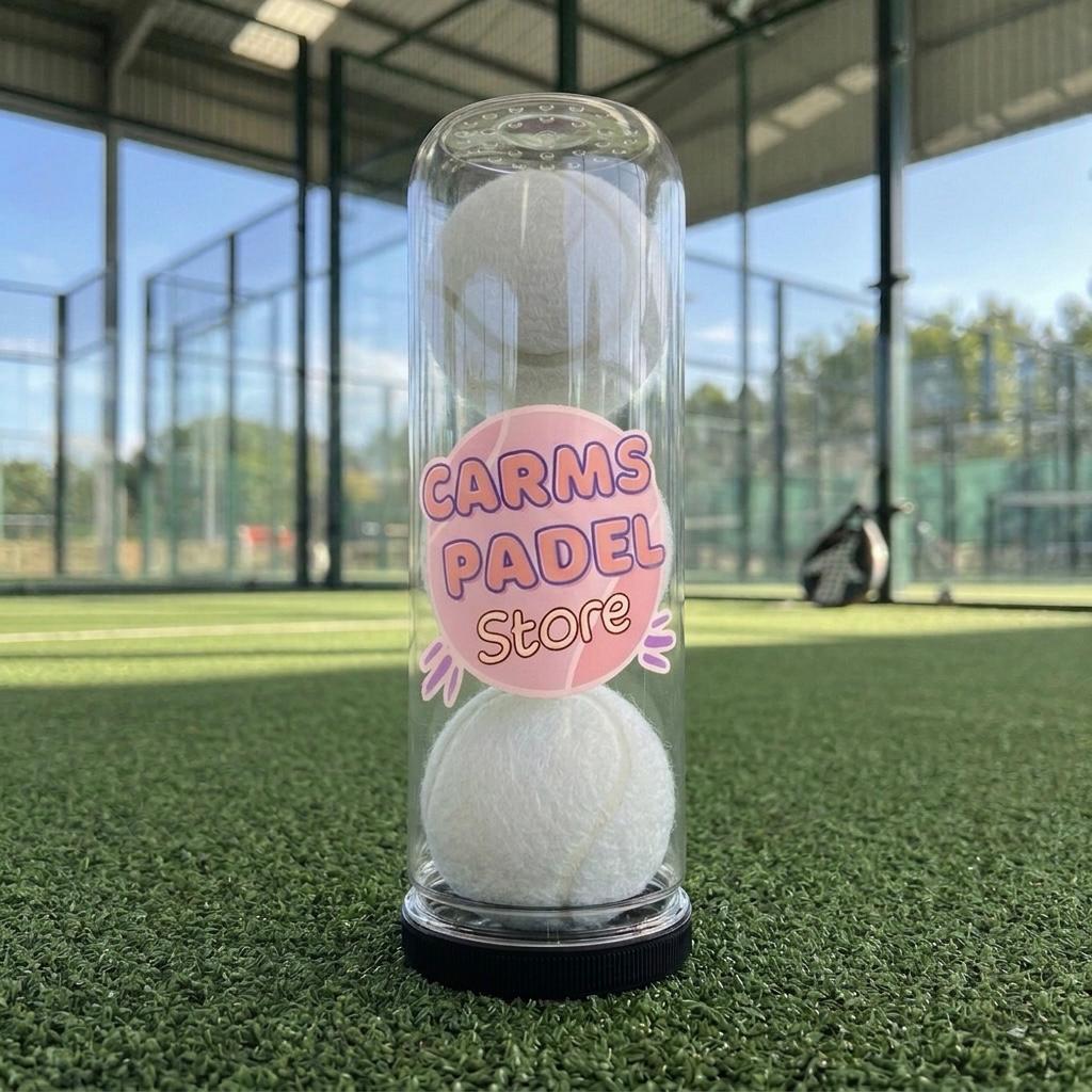 Weiße Padel Bälle von Carms Padel – Unterschied zwischen Padel Bällen und Tennisbällen