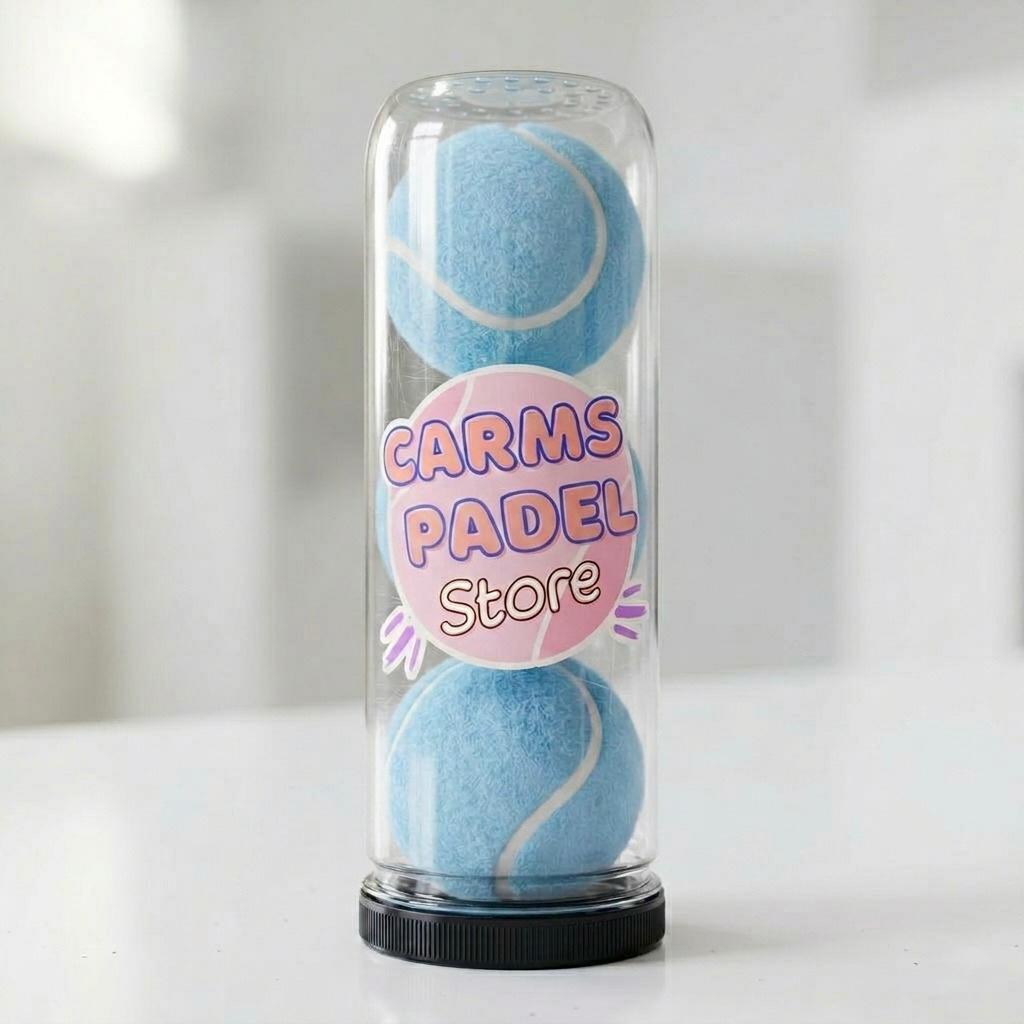 Padel Bälle hellblau - 3 Stück